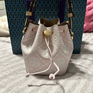 Tory Burch Pink Bucket Bag